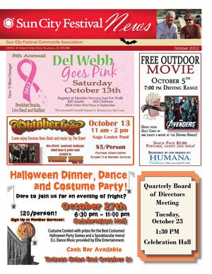 October 2012 Newsletter