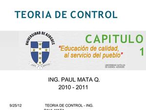 TEORIA DE CONTROL CAPITULO1