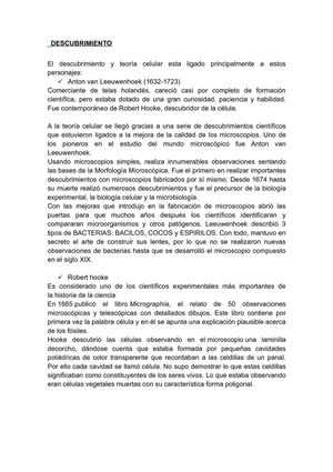 DESCUBRIMIENTO-TEORÍA CELULAR-DEFINICIÓN