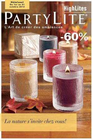 PARTYLITE***OCTOBRE***HOTESSES!!!