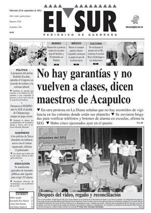 El Sur 26 de septiembre de 2012