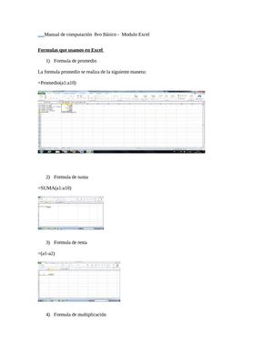 Manual de Excel 