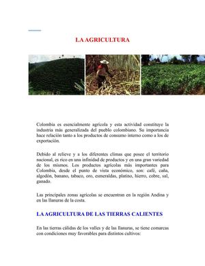 Agricultura En Colombia