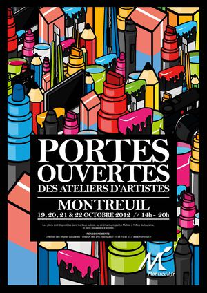 Programme des portes ouvertes des ateliers d'artistes à Montreuil - Du 19 au 22 octobre 2012