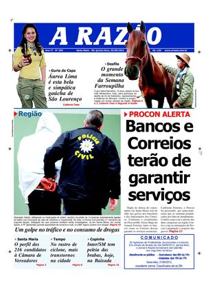Jornal A Razão Santa Maria - 20092012