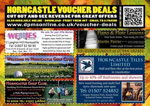 HORNCASTLE VOUCHER DEALS OCT-NOV 2012