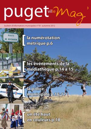 Bulletin municipal n°18 - Puget-Ville
