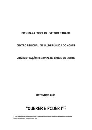 Querer é Poder I