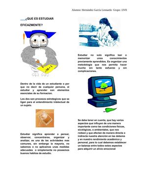 ¿Que es estudiar eficazmente?