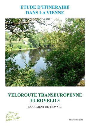 Etude de parcours de la véloroute Eurovélo 3 dans la Vienne
