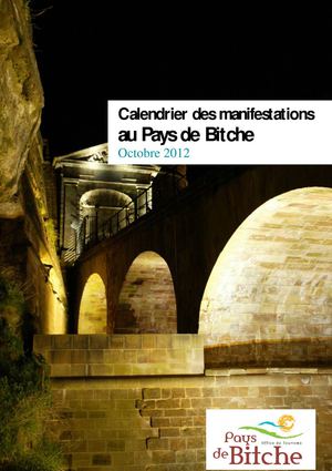 Calendrier des animations et manifestations au Pays de Bitche en octobre 2012