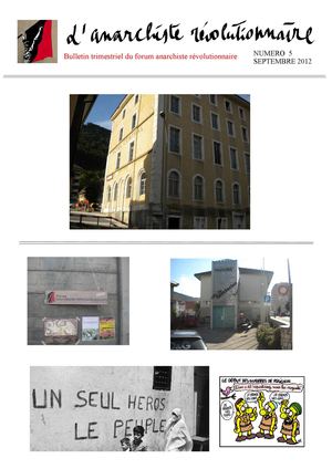 L'Anarchiste Révolutionnaire n°5 - Septembre 2012 