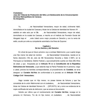 CURATELA PARA CONTRAER NUEVO MATRIMONIO