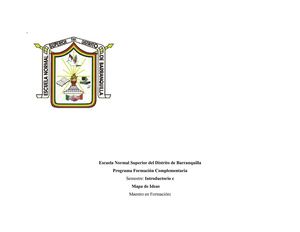 Mapas de ideas de la formacion de educadores y educadoras desde la mirada de Freire