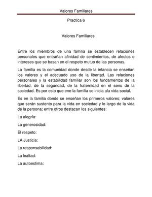 VOLORES FAMILIARES