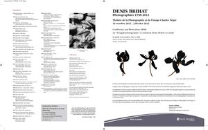 Théâtre de la Photographie et de l’Image : Exposition Denis Brihat