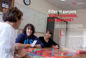 Dossier A l'Ecoute - oct-nov 2012 : Filles et garçons, vivre ensemble