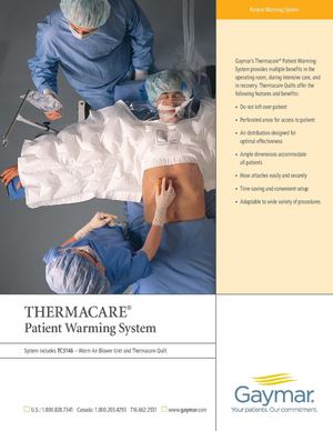 Warming system patient