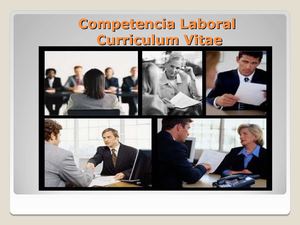 Hoja de Vida o Curriculum Vitae