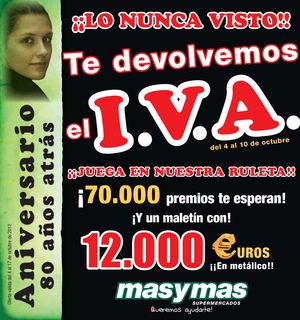 Oferta valida del 4 al 17 de Octubre