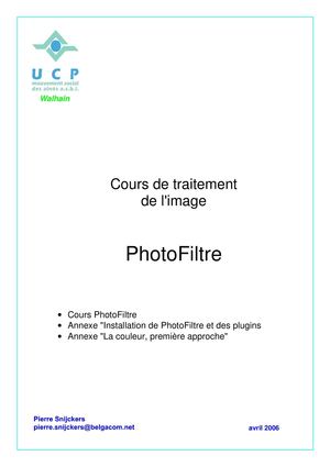 04 - Tutoriel Photofiltre (27 pages)