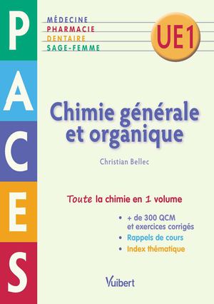 Extrait - Chimie générale et organique PACES UE1 - Vuibert