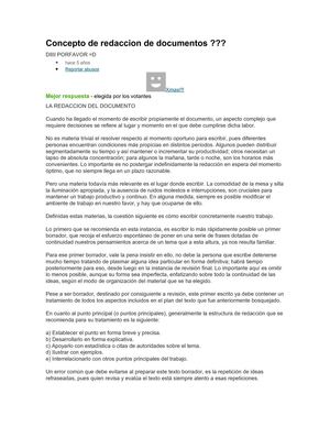 concepto dr redacción de documentos