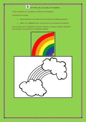 FICHA PLÁSTICA SESIÓN 1 UD 2. 6º PRIMARIA.