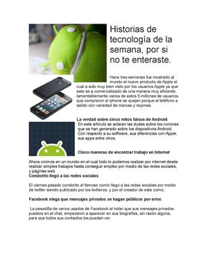 Historias de tecnología de la semana
