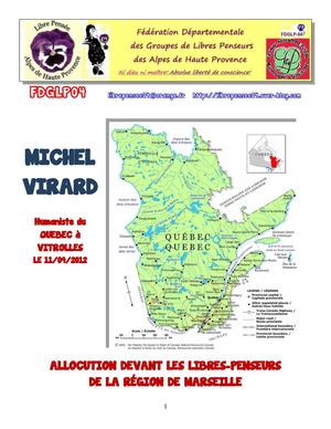 Michel Virard-Allocution des 11&13 sept 2012
