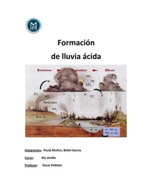 Formación de la lluvia ácida
