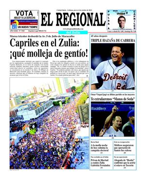 El Regional del Zulia 4-10-2012