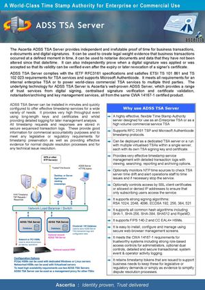 ADSS-TSA-Server-datasheet