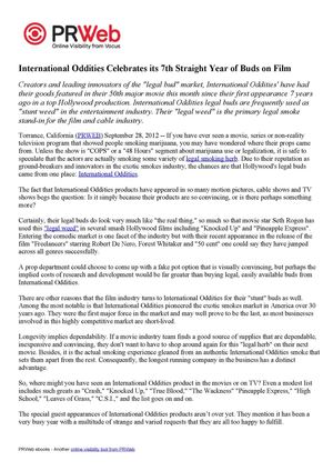 International Oddities