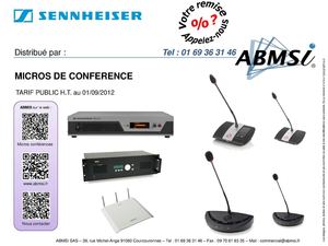 ABMSI - Catalogue micros de conférence Sennheiser