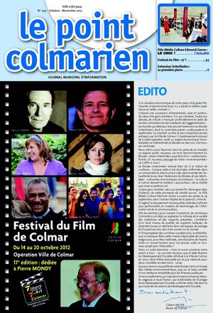 Le point colmarien n°225 - octobre - novembre 2012 + supplément "l'actualité"