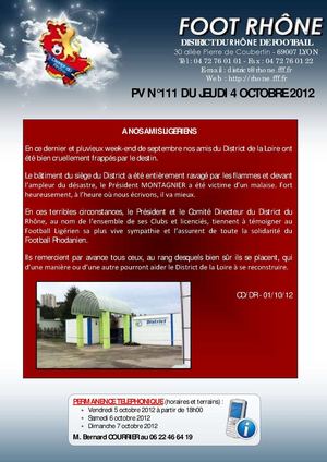 PV 111 du jeudi 4 octobre 2012