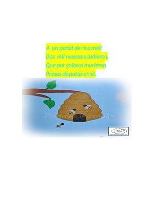 "A un panal de rica miel"