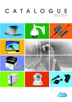 Catalogue PCA France 2012/2013