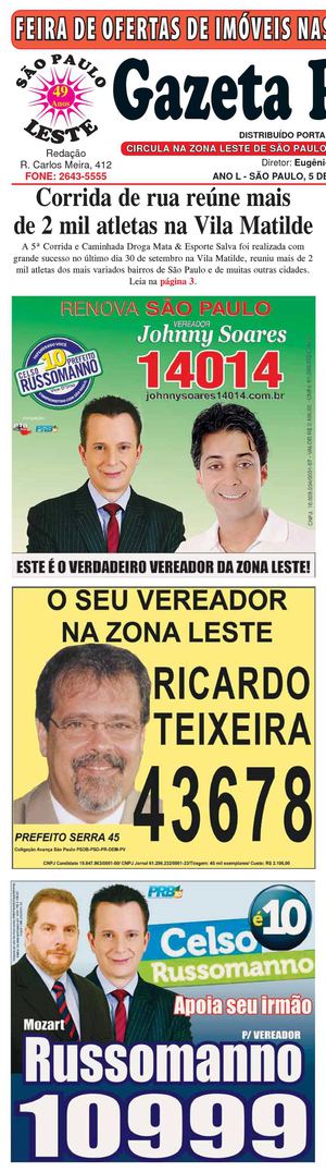 Gazeta Penhense - 5/10/12 - edição 2095