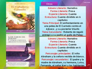 Obras Literarias