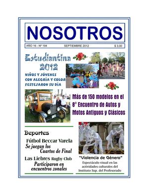 Revista Nosotros Septiembre