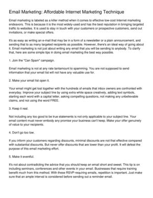 Email Marketing_ Affordable Internet Marketing Technique