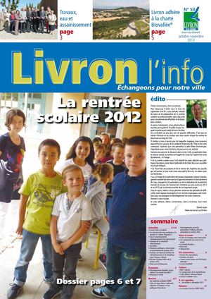 Livron l'info - n°53 - octobre / novembre 2012