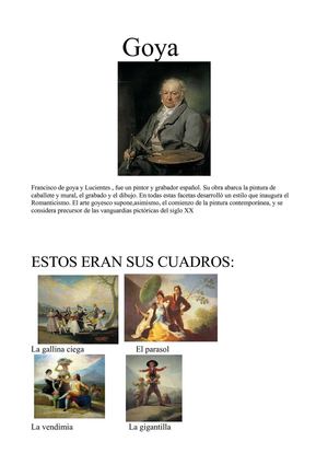 Biografía de Velázquez,Goya y El Greco