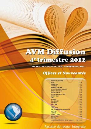 AVM DIFFUSION NOUVEAUTES PROGRAMME 4T 2012