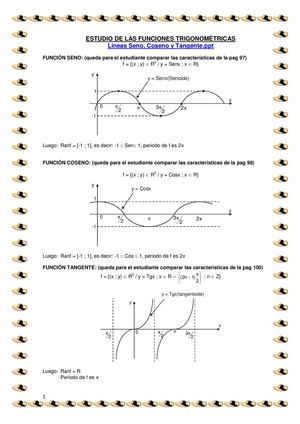 2 ESTUDIO DE LAS FUNCIONES TRIGONOMÉTRICAS