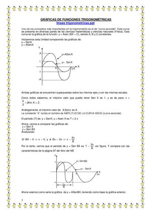 3 GRAFICA DE FUNCIONES TRIGONOMETRICAS