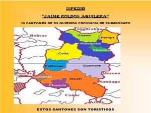 CANTONES DE CHIMBORAZO