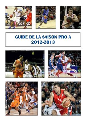 Guide de la saison Pro A 2012-2013